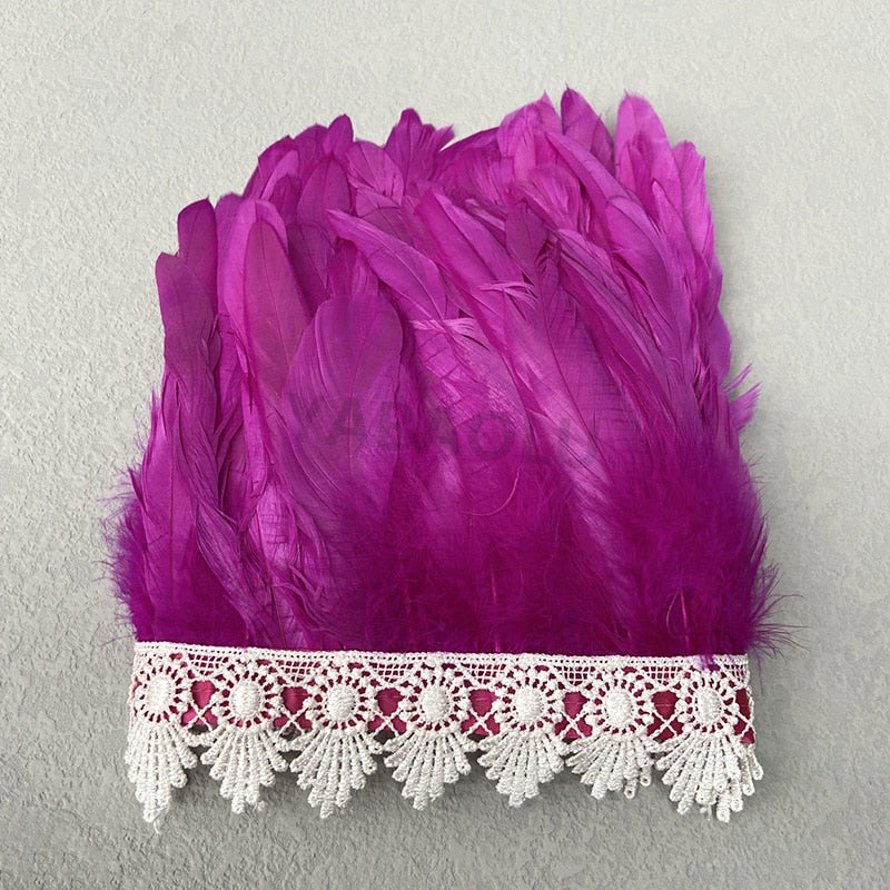 Natural Feather Wrist Cuffs