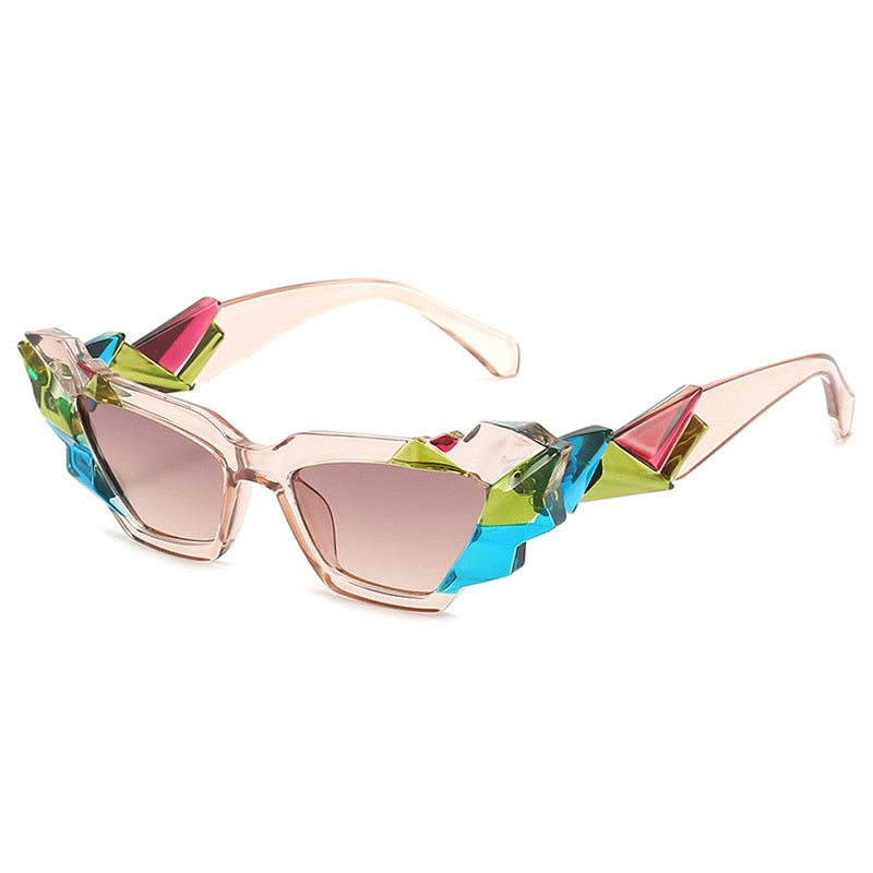 Franny's Fragmented Cat eye Sunglasses