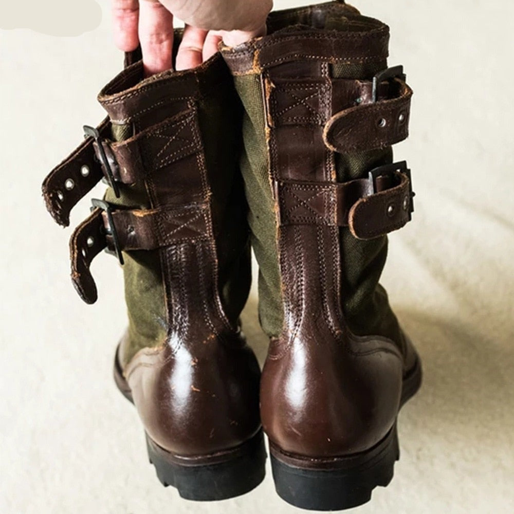Steampunk, Pirate or Viking Cosplay Faux Leather Boots