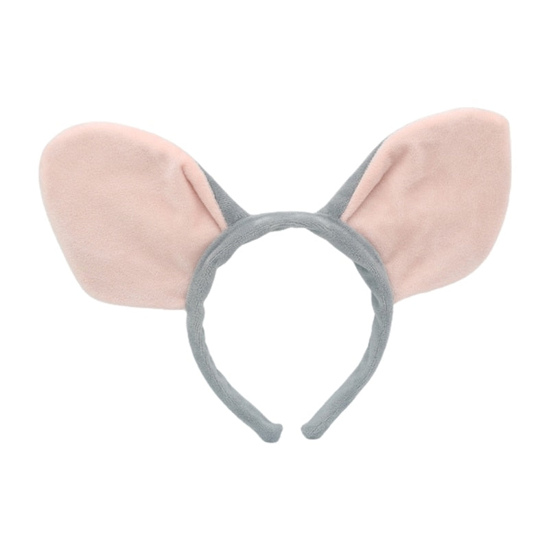 Plush Animal Ears Headband Costume Prop