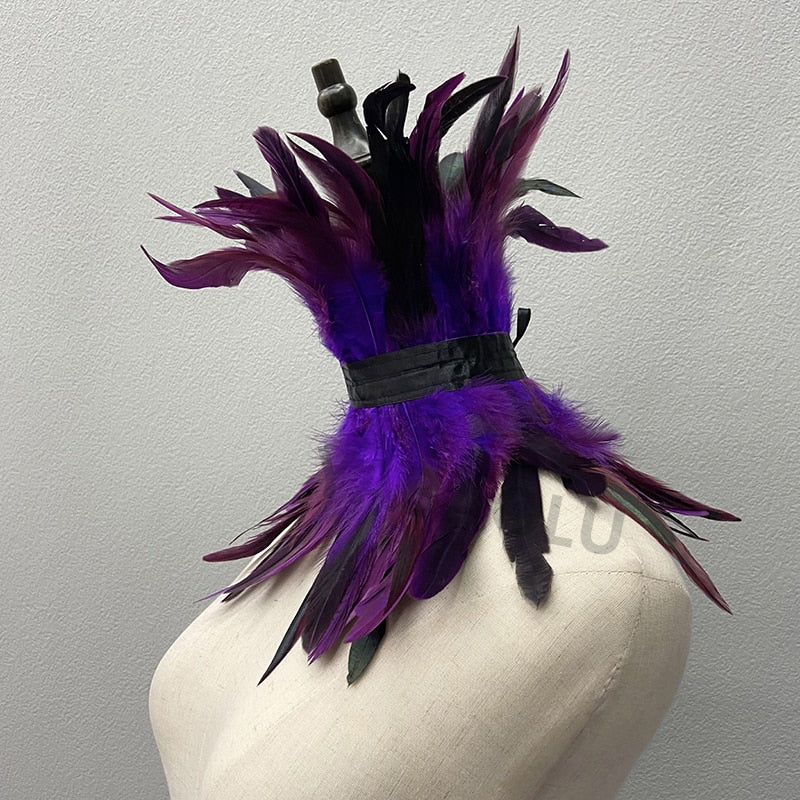 Rooster Feather Choker