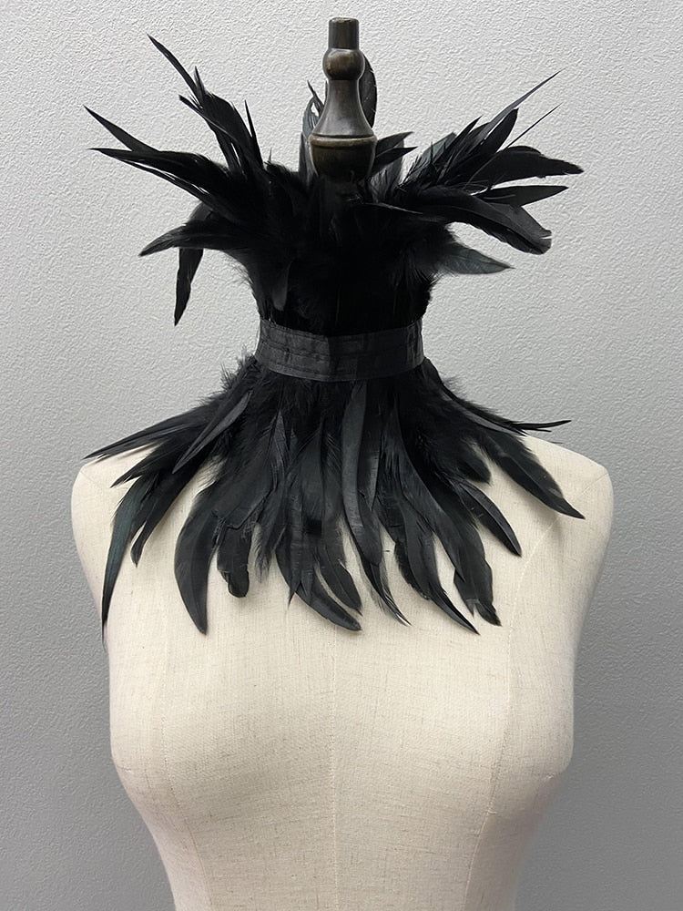 Rooster Feather Choker