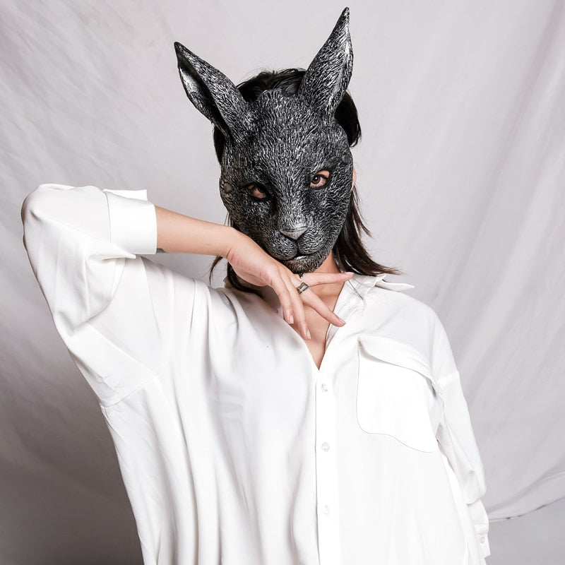 Rabbit Masks Masquerade Costume Cosplay Accessories