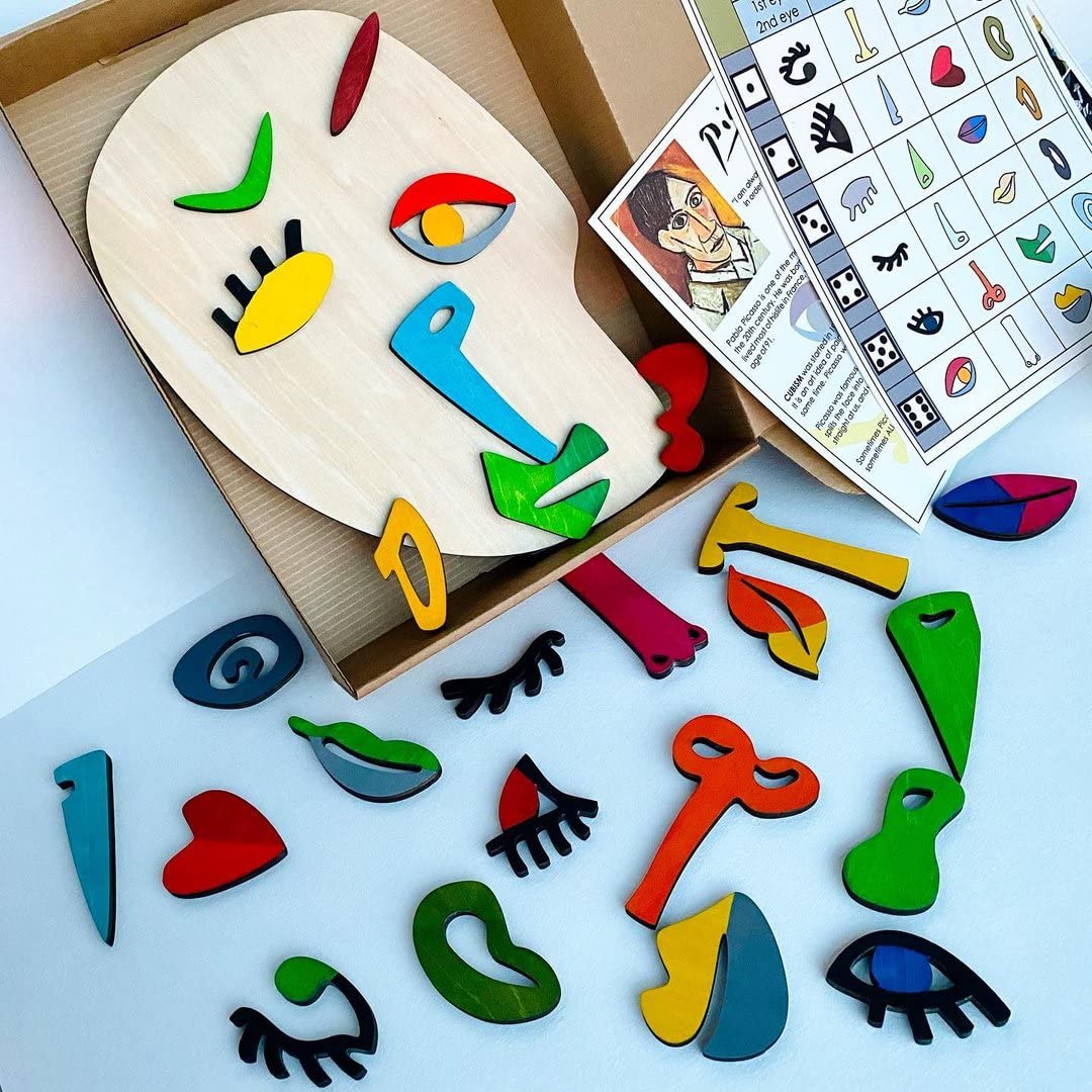 Picasso Art Puzzle Play Set Children's Wooden Montessori Puzzle