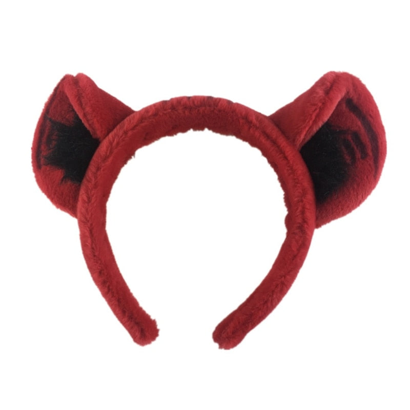 Plush Animal Ears Headband Costume Prop