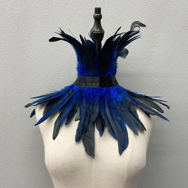 Rooster Feather Choker
