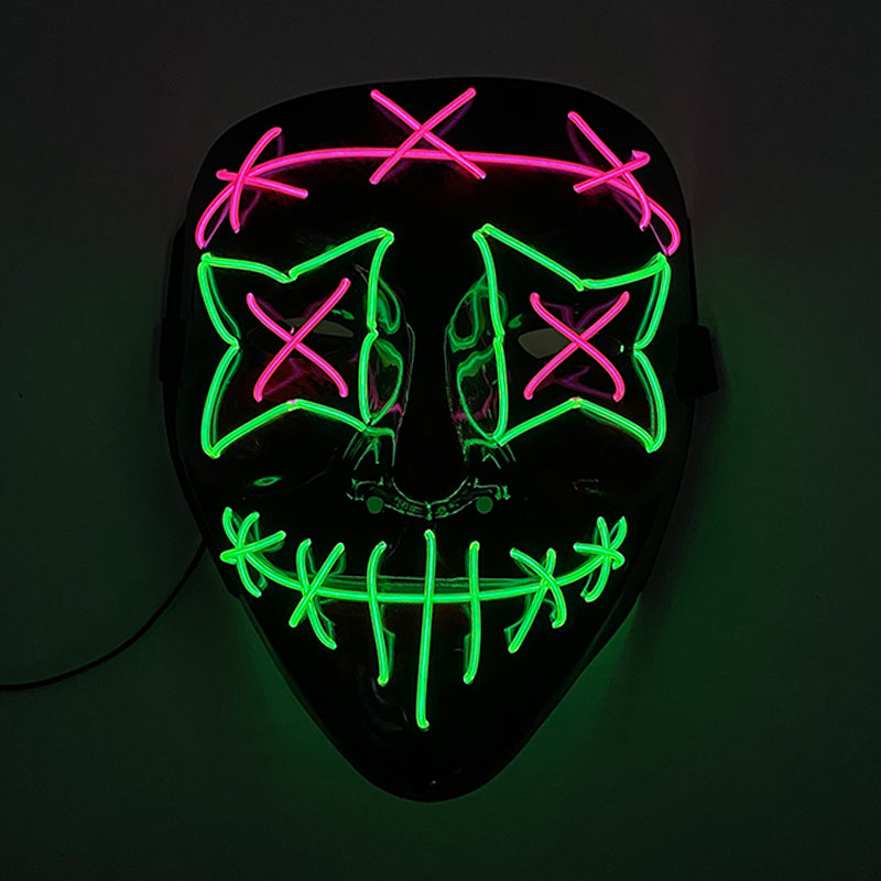 Glowing Cosplay LED Joker Masks
