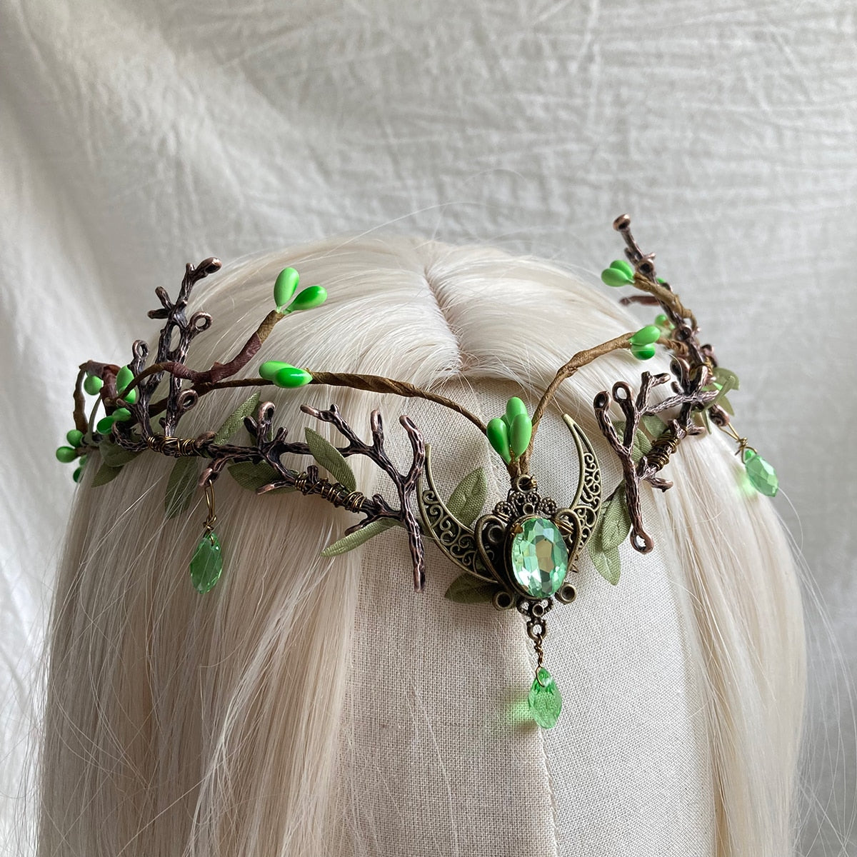 Handmade Woodland Elven Crowns Fairy Goddess Wedding Crown