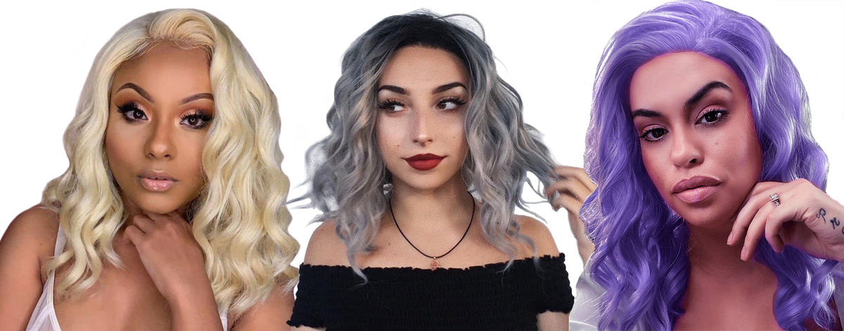 Curly’s Lace Front Short Bob Wigs
