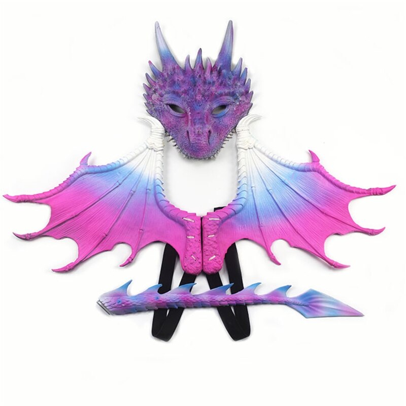 Dragon Mask, Wing and Tail Sets Cosplay Halloween Costumes