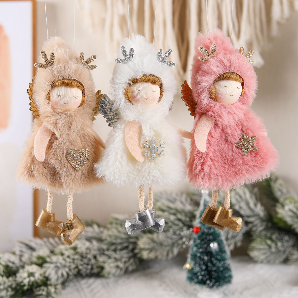 Christmas Angel Dolls Xmas Tree Ornament