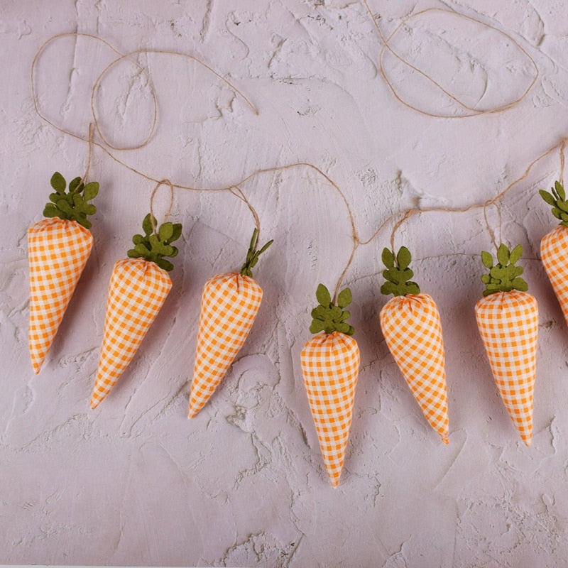 Easter Cotton Carrots Decoration Gifts