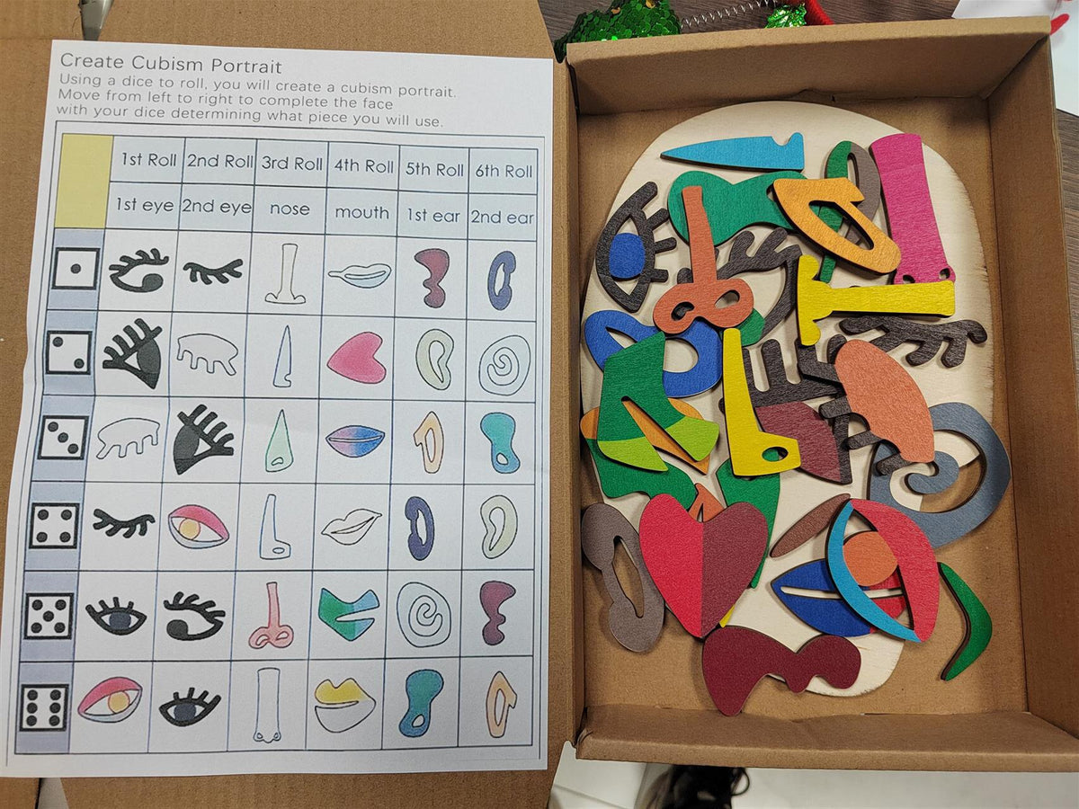Picasso Art Puzzle Play Set Children's Wooden Montessori Puzzle