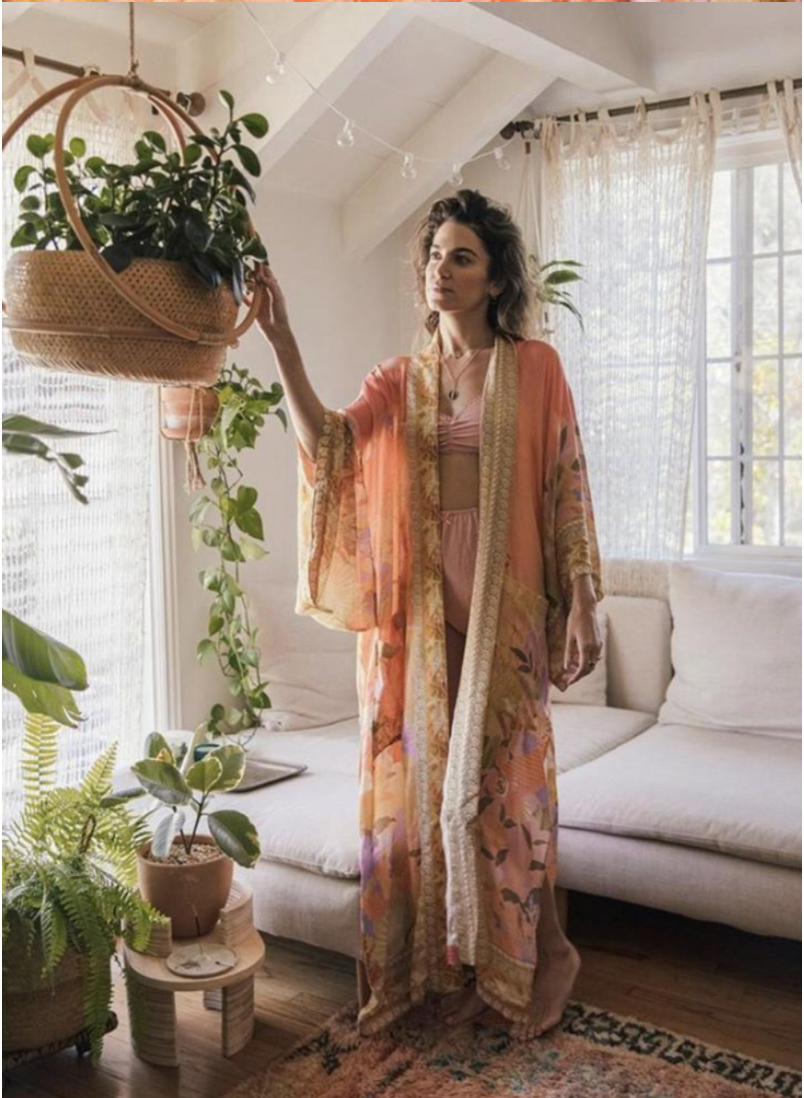 Mermaid Coral's Kimono