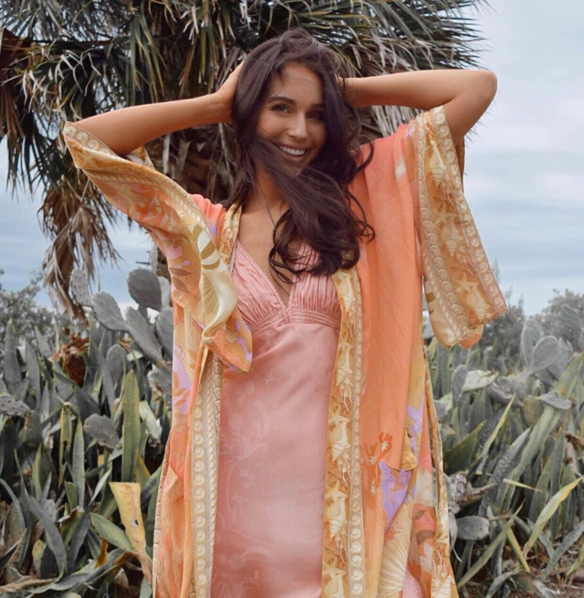 Mermaid Coral's Kimono