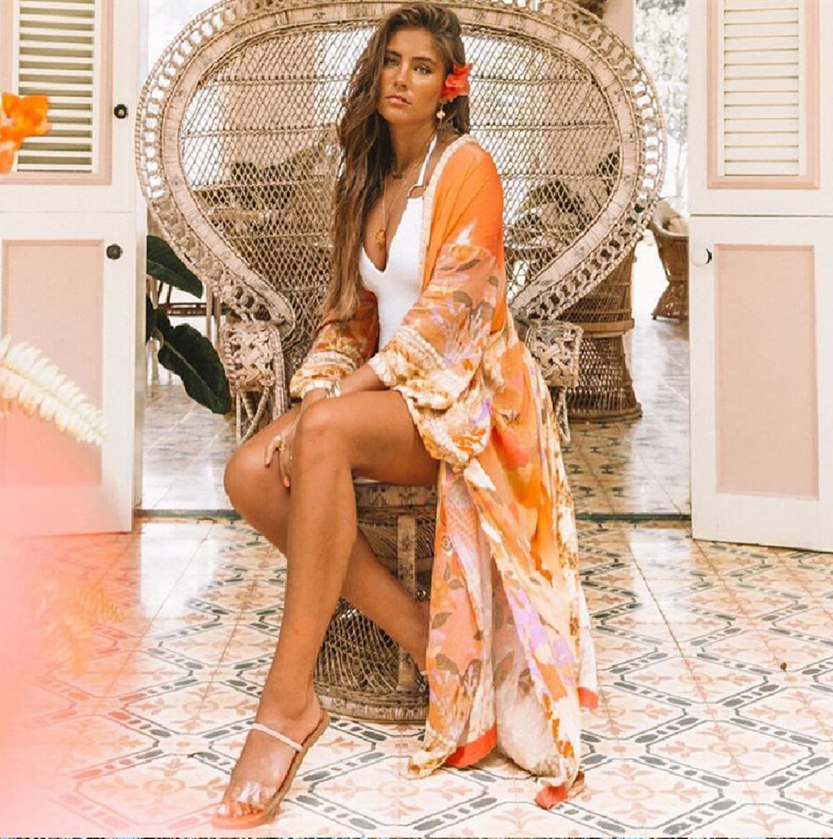 Mermaid Coral's Kimono