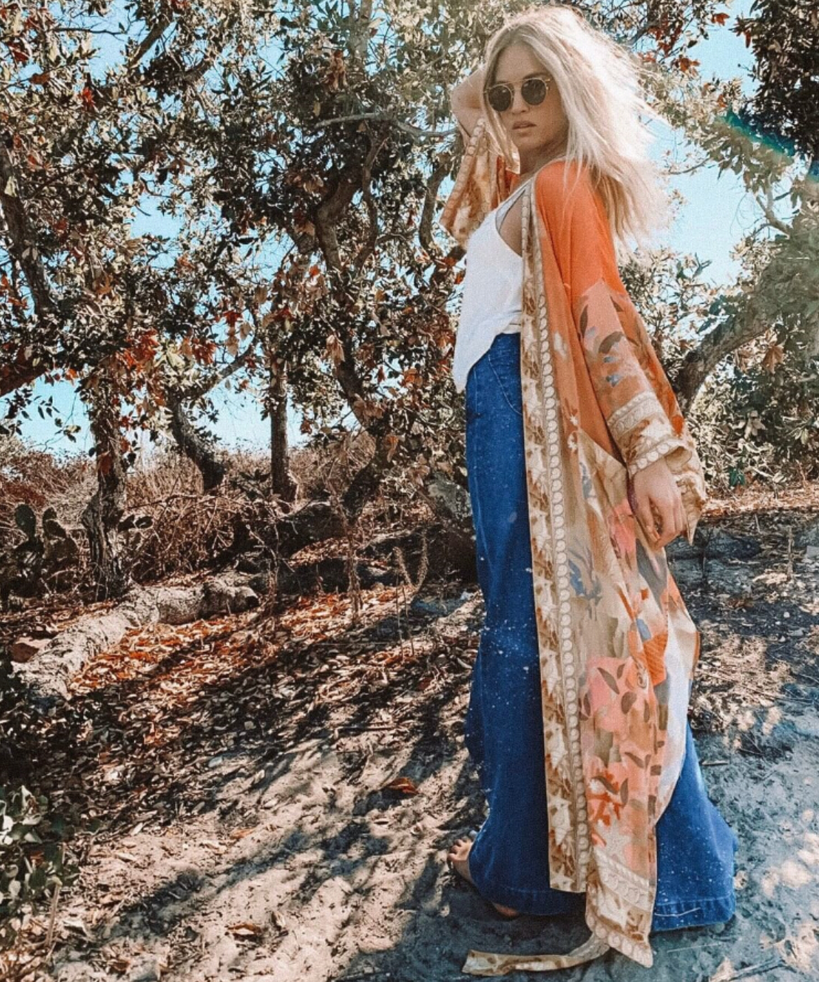 Mermaid Coral's Kimono