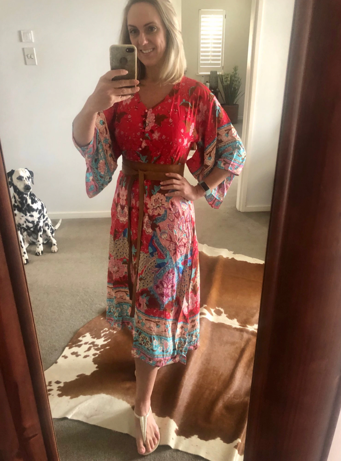 Boho Maxi Kimono Dress
