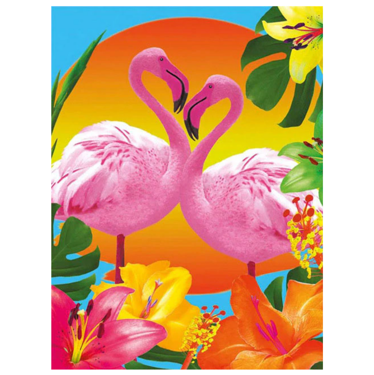 Flamingos DIY Crystal Mosaic Painting