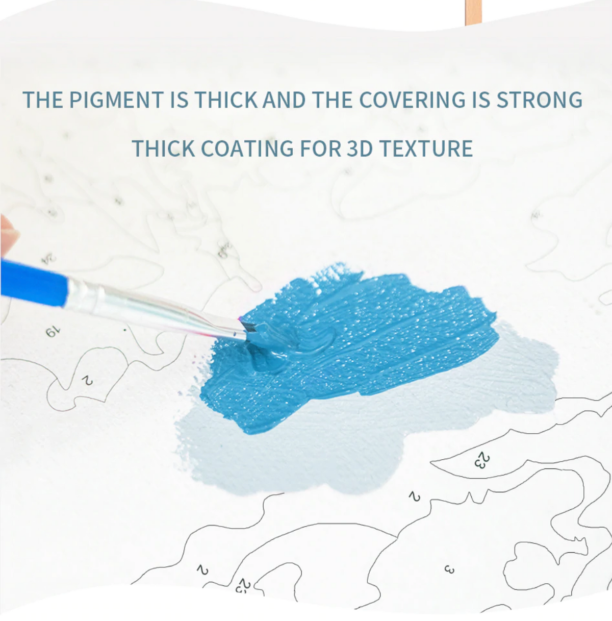 DIY Paint By Numbers Oceanscape Wall Art