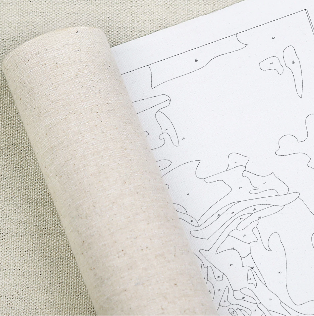 DIY Paint By Numbers Oceanscape Wall Art
