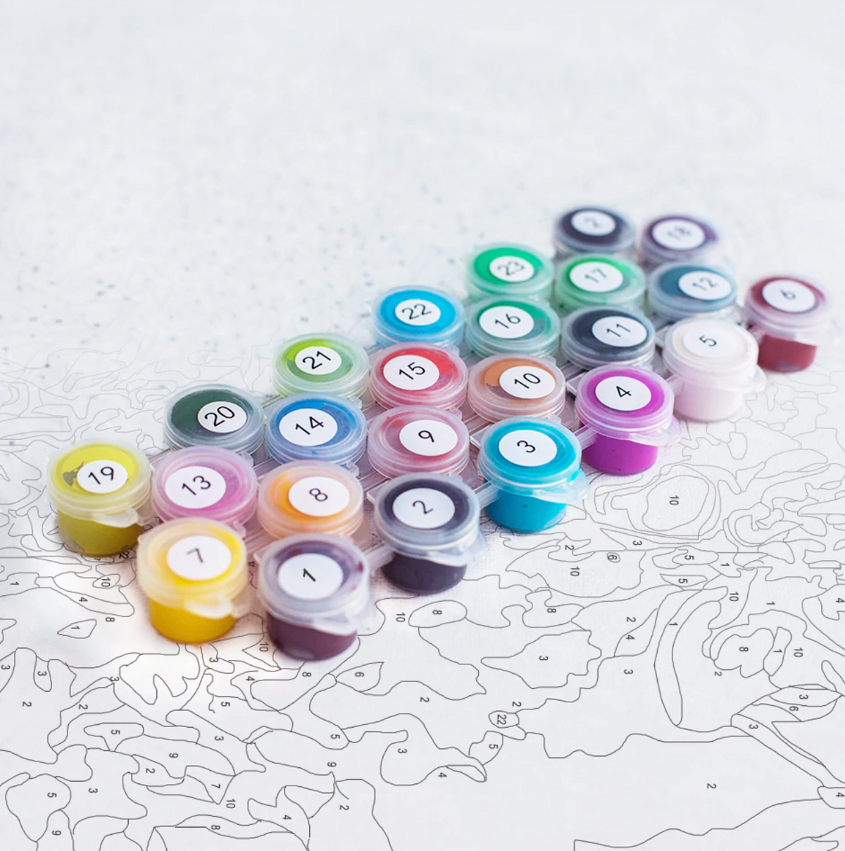 DIY Paint By Numbers Oceanscape Wall Art