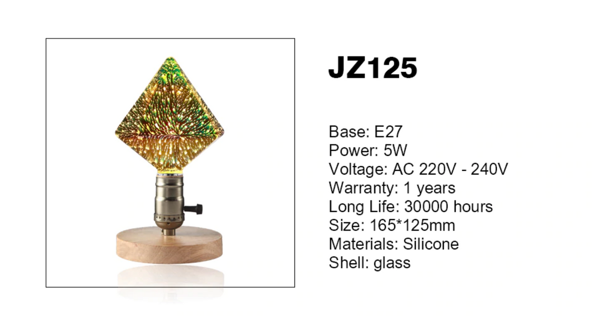 Starburst LED Fancy Schmancy Edison Light Bulbs