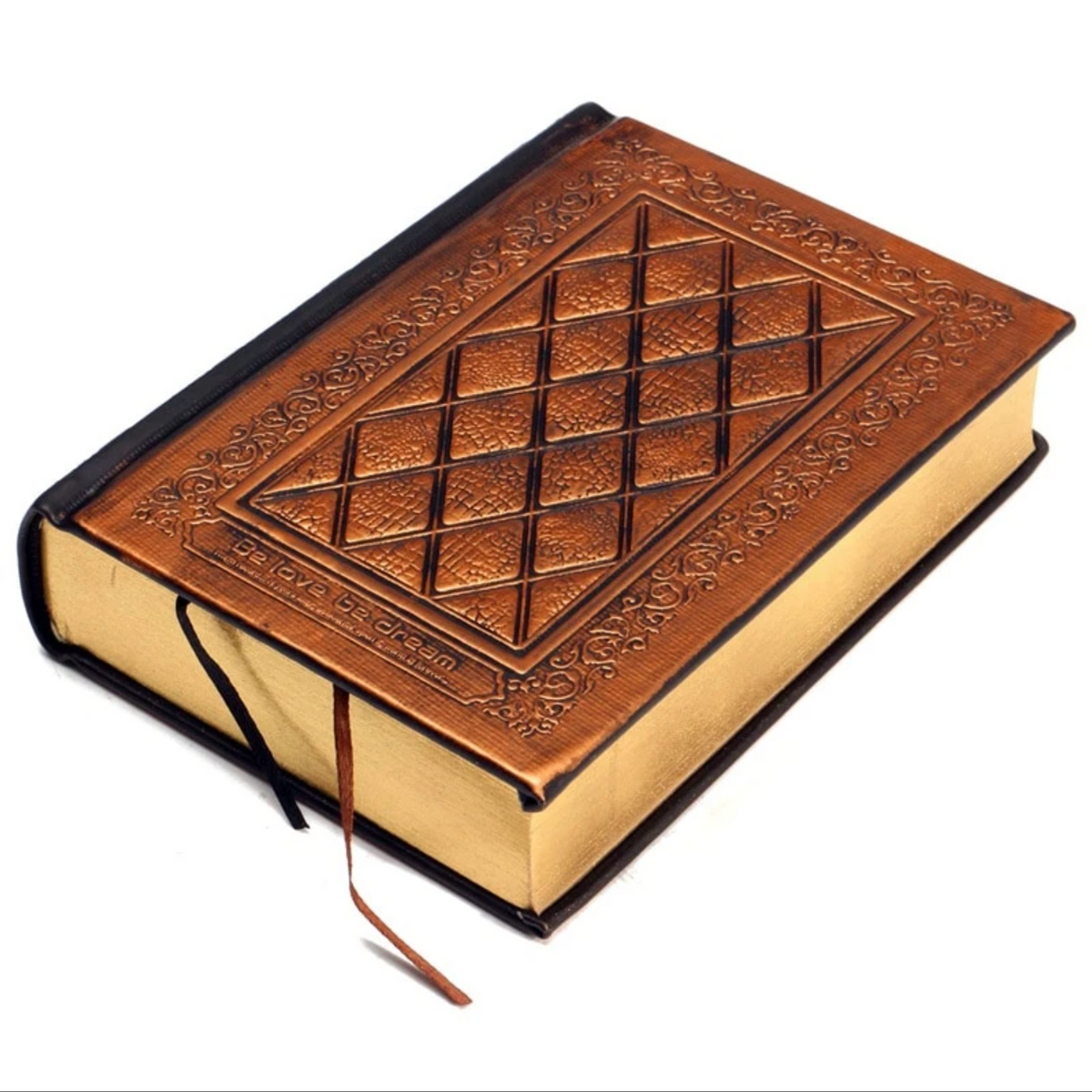 Blank Hard Cover Leather Sketchbook / Journal