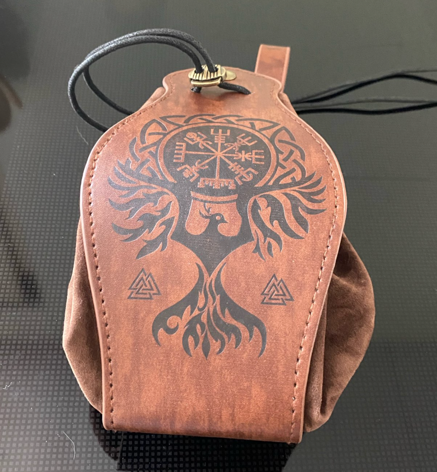 Medieval Money Pouch Bags LARP Costume Accessory Drawstring Bag Coin Purses
