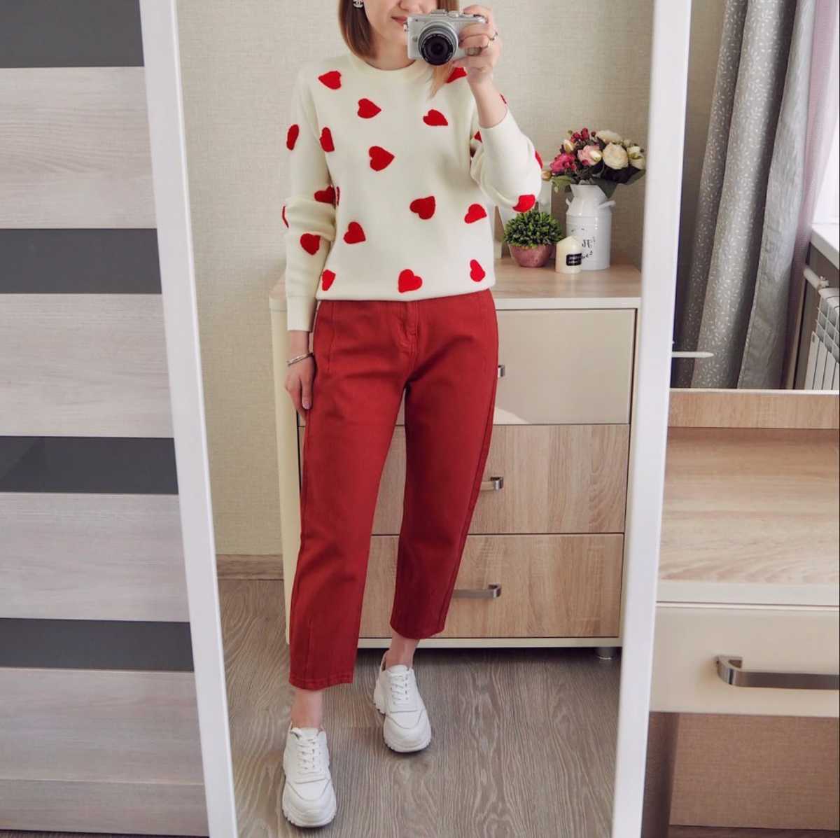 Love Confetti Heart Sweater