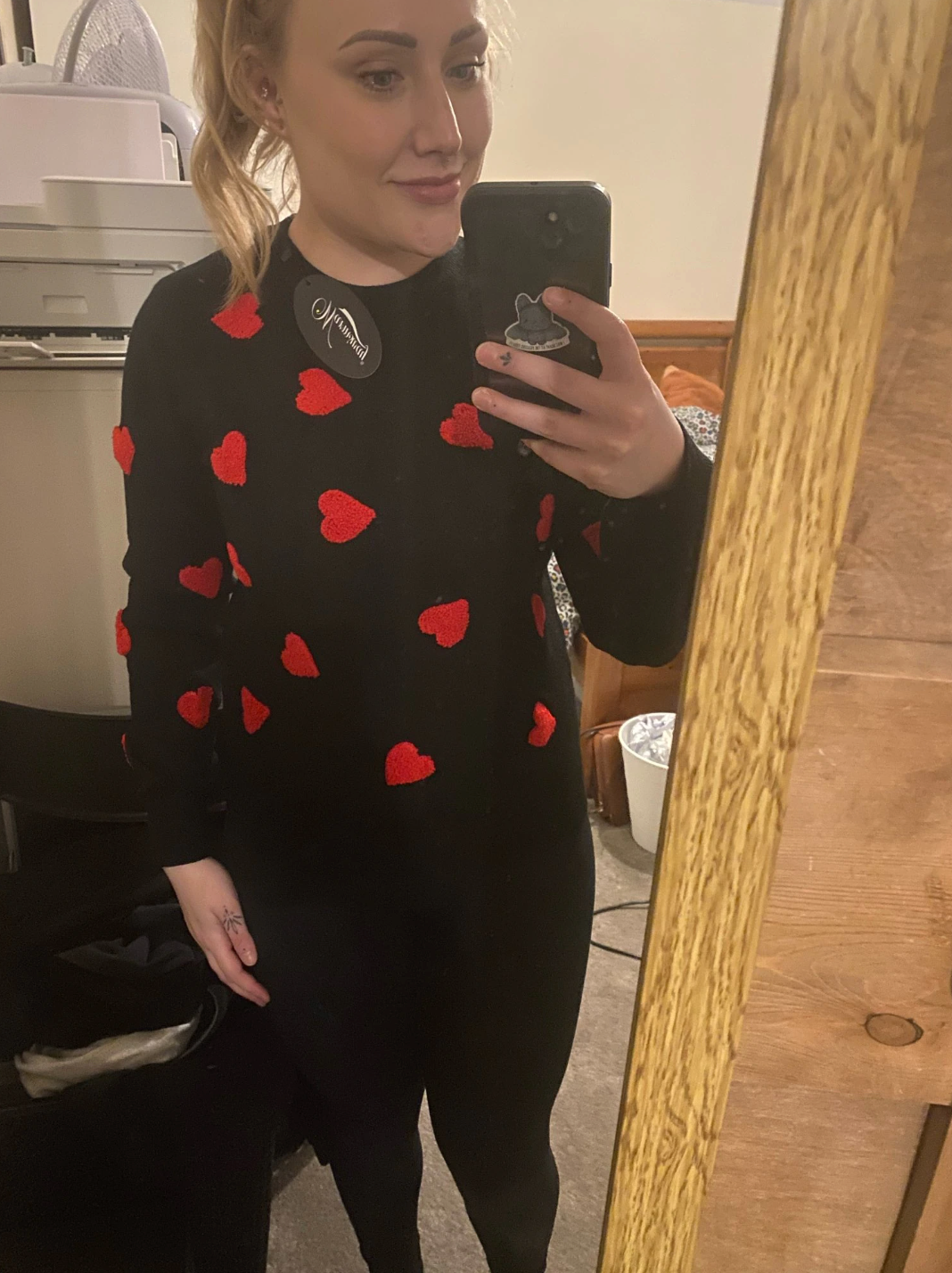 Love Confetti Heart Sweater