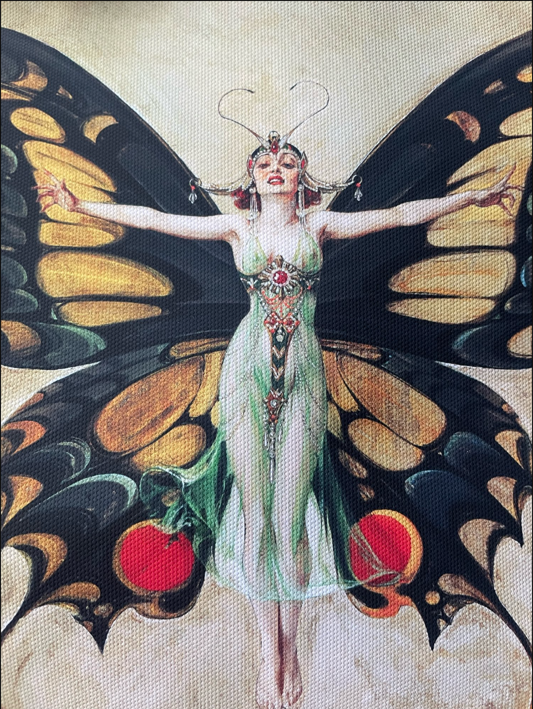 The Flapper Vintage Poster Frank Xavier Leyendecker Canvas Print Wall Art