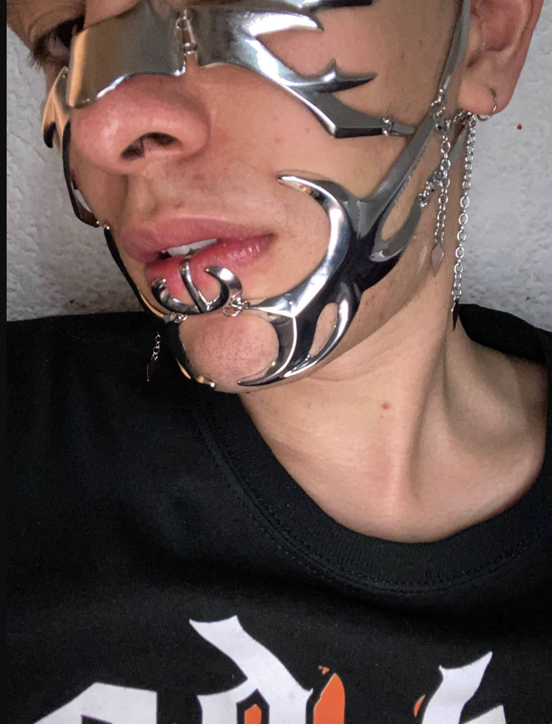 Goth-Punk Titanium Mask