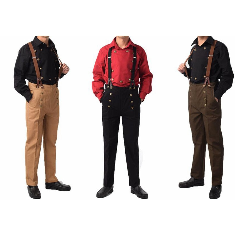 Steampunk Fall Front Trousers
