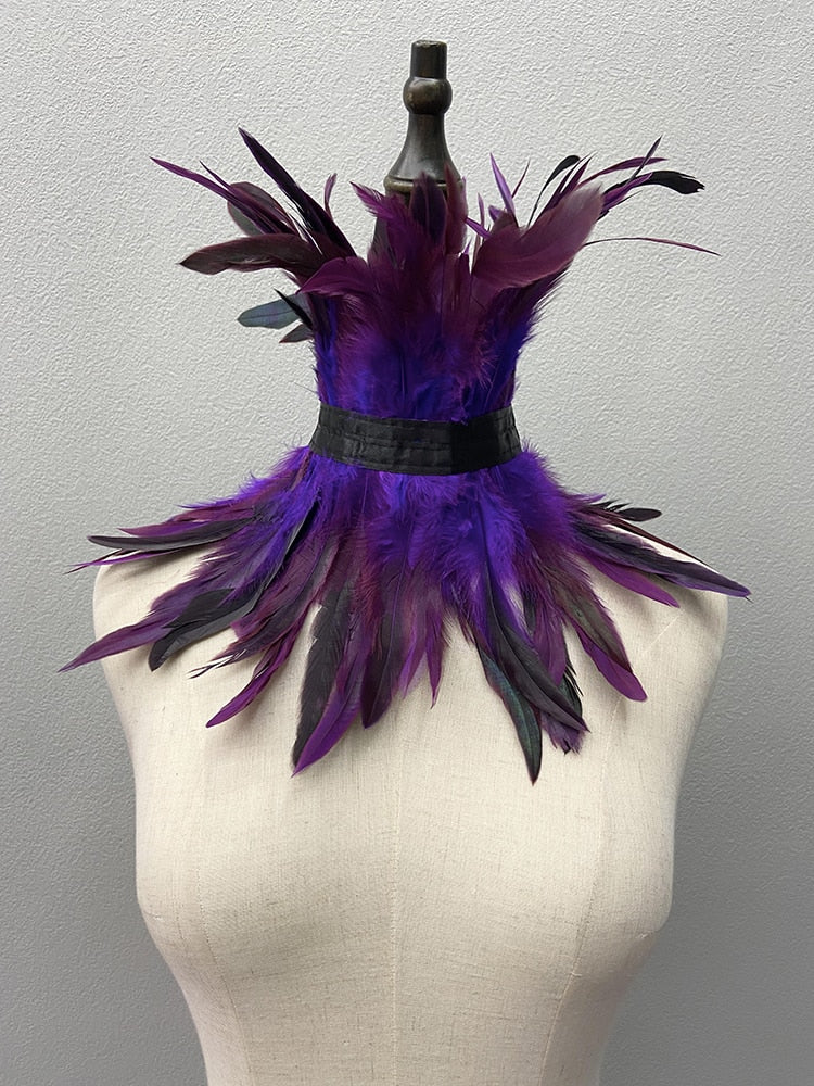 Rooster Feather Choker
