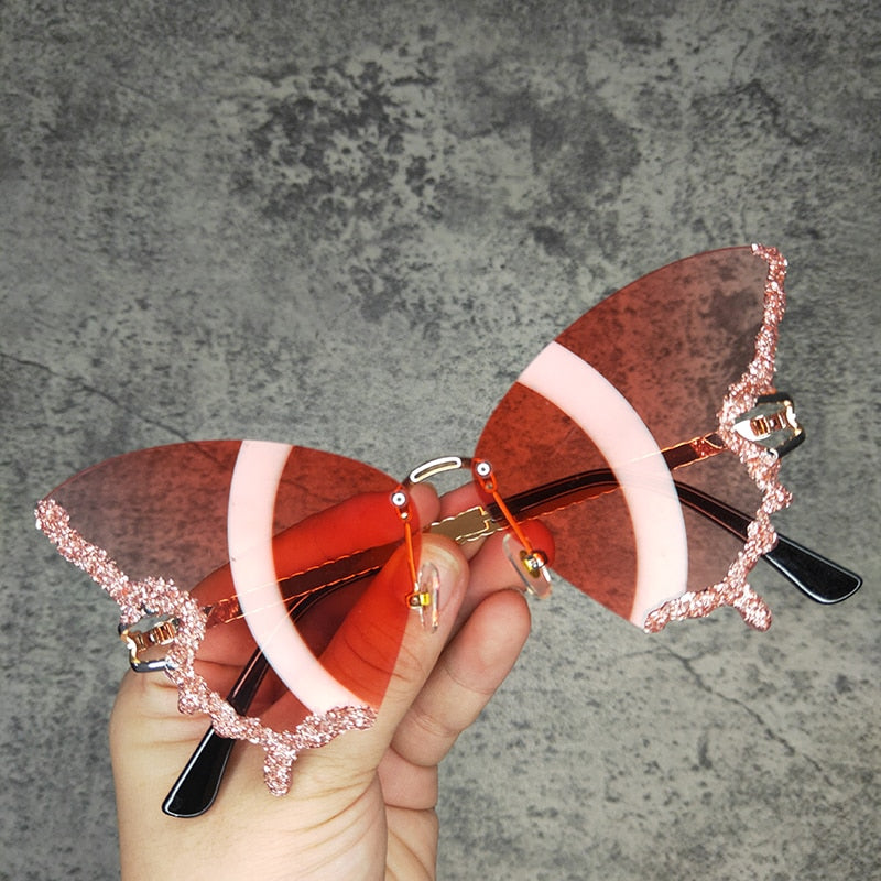 Diamond Butterfly Sunglasses