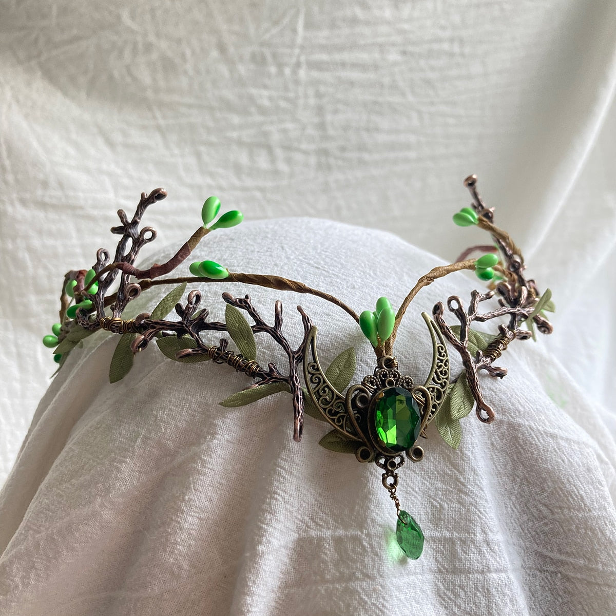 Handmade Woodland Elven Crowns Fairy Goddess Wedding Crown
