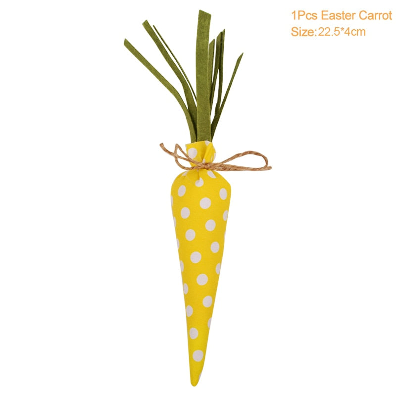 Easter Cotton Carrots Decoration Gifts