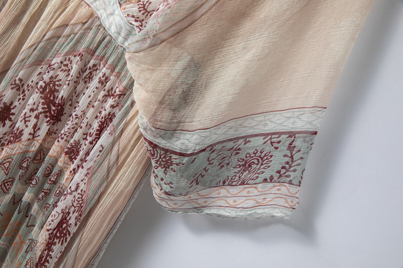 Mulberry Silk Summer Floral Dress