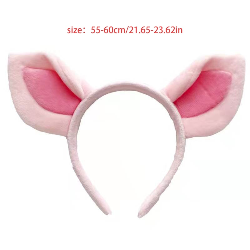 Plush Animal Ears Headband Costume Prop