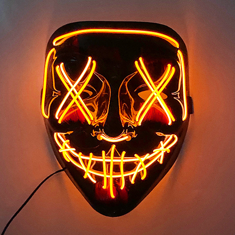 Glowing Cosplay LED Joker Masks