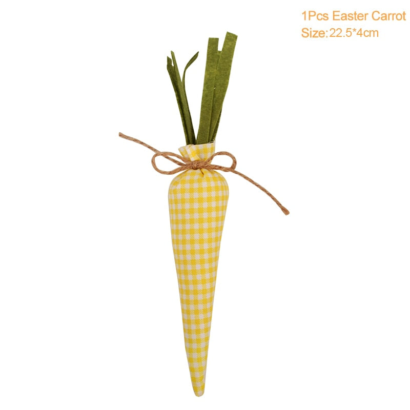 Easter Cotton Carrots Decoration Gifts
