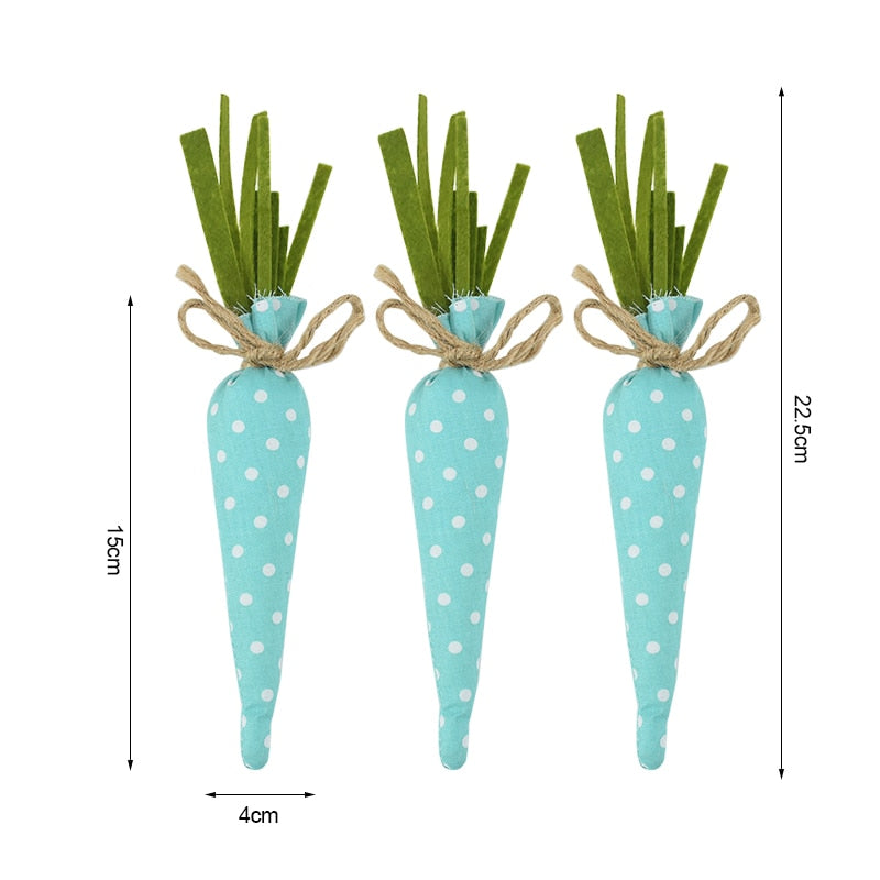 Easter Cotton Carrots Decoration Gifts