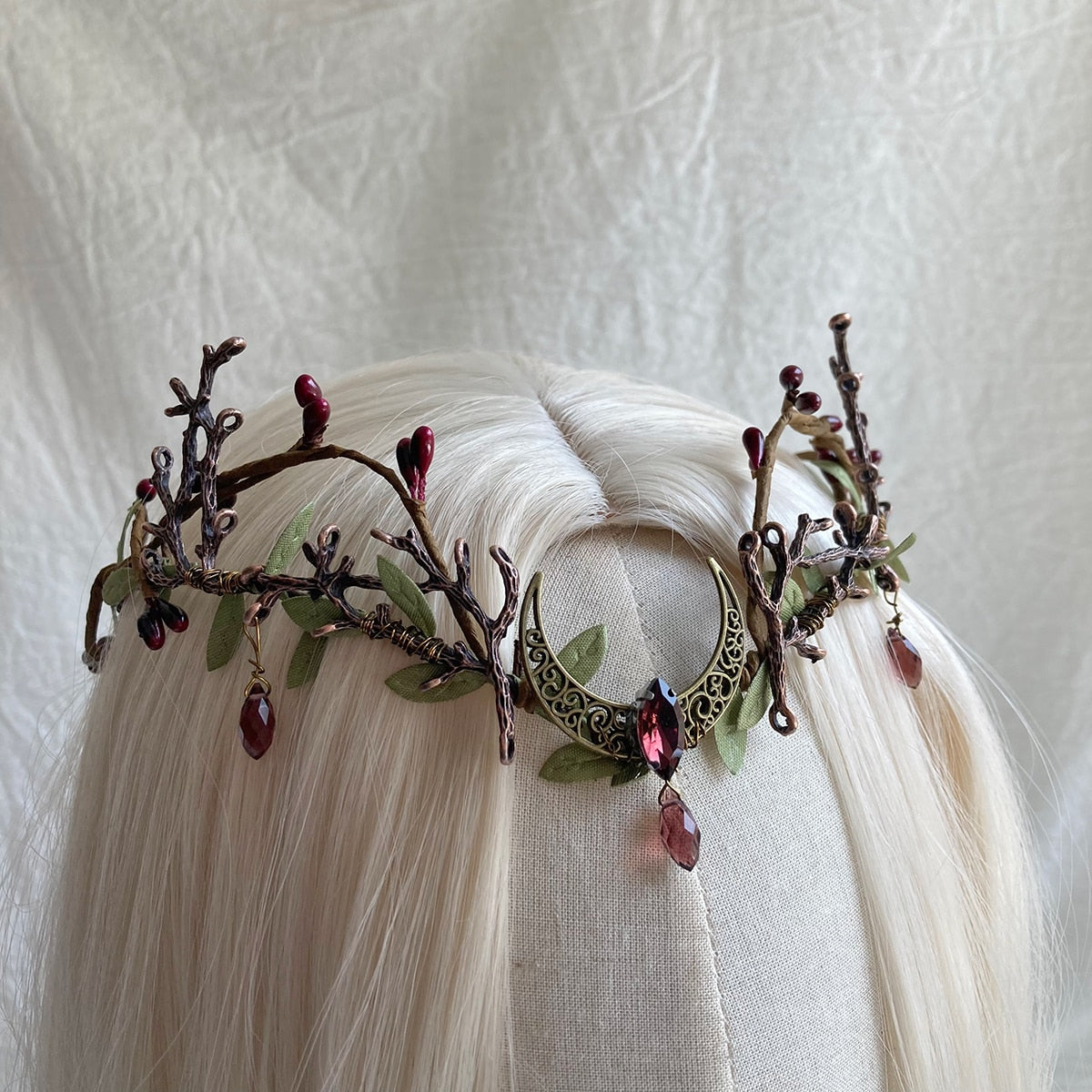 Handmade Woodland Elven Crowns Fairy Goddess Wedding Crown