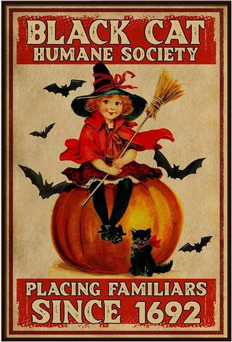 "Into the Forest I Go, To Lose My Mind and Find My Soul" and other Witch Themed Tin Signs