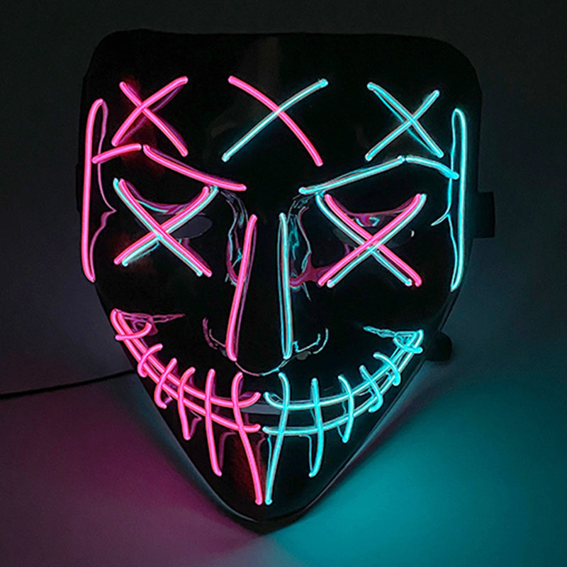 Glowing Cosplay LED Joker Masks