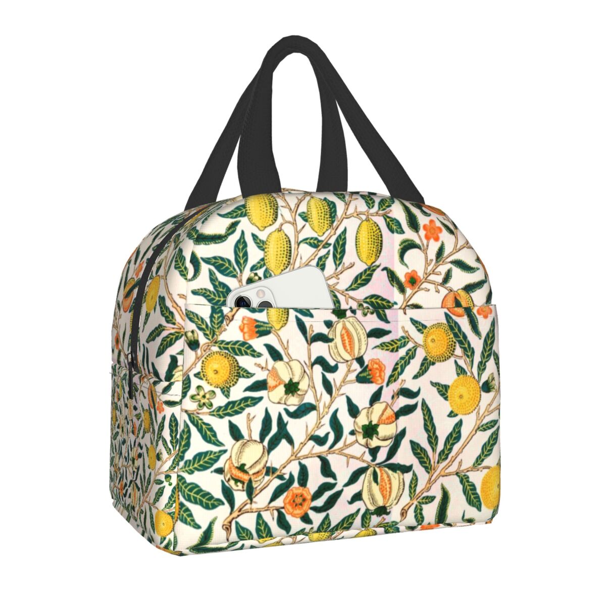William Morris Print Thermal Insulated Lunch Bag