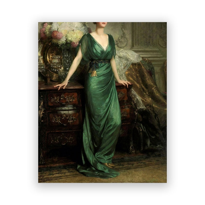 Crowned Portrait Altered Art Prints Vintage Poster Eclectic Gallery Wall Art Canvas