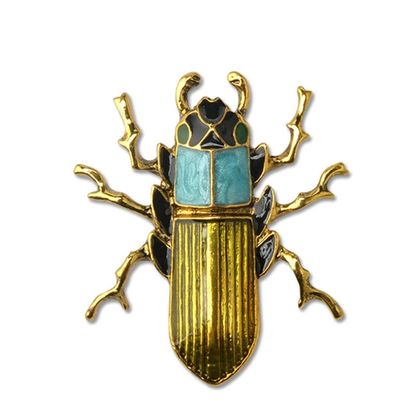 Scarab Beetle Insect Brooches