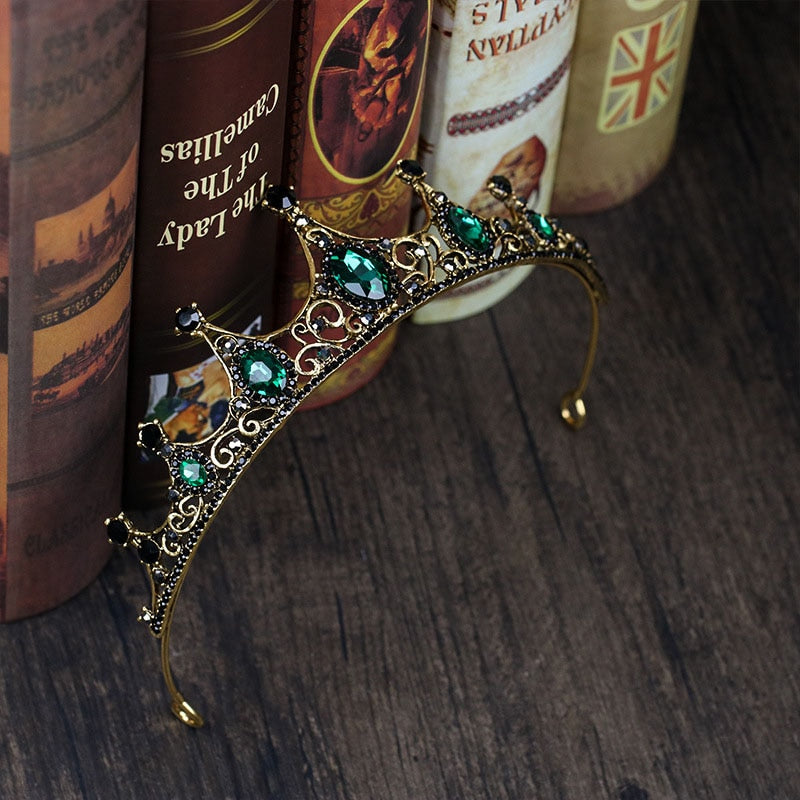 Wickedly Green Crystal Crown.